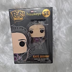 New Hawkeye Kate Bishop Funko Pop Enamel Pin w/ Stand NIB SEALED